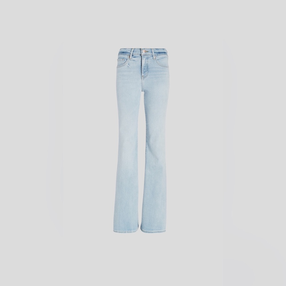 Express High Rise Flare Denim Size 10 Wide Leg